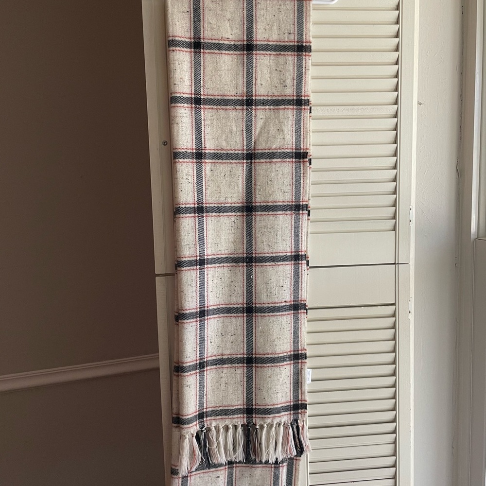 Madewell Plaid Scarf NWOT